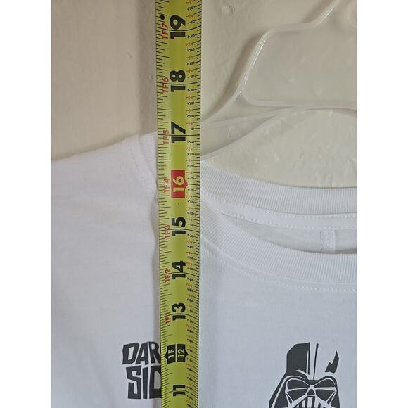 Disney Star Wars Darth Vader Dark Side White Girls Crop Top Size 11/12 New w Tag - Picture 14 of 16